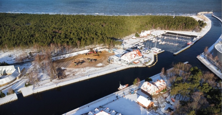 Ruszyła budowa bazy serwisowej morskiej farmy wiatrowej w Łebie