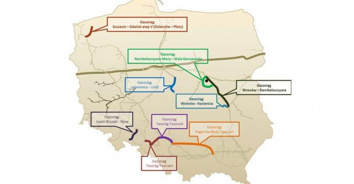 Polskie projekty gazowe wsparte kwotą ponad 750 mln euro