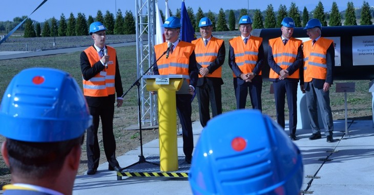 Oficjalne rozpoczęcie budowy słowackiej części transgranicznego gazociągu