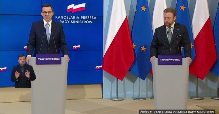 Premier Mateusz Morawiecki: Zakładamy scenariusz, że polska gospodarka będzie zamknięta przez dłuższy czas. Dopóki nie ma szczepionki, wszystko zależy od przestrzegania nałożonych ograniczeń Premier Mateusz Morawiecki: Zakładamy scenariusz, że polska gospodarka będzie zamknięta przez dłuższy czas. Dopóki nie ma szczepionki, wszystko zależy od przestrzegania nałożonych ograniczeń