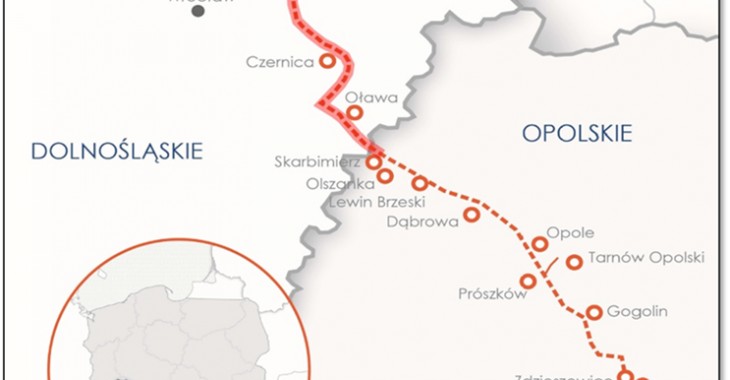 Pierwszy odcinek gazociągu Zdzieszowice – Wrocław oddany do eksploatacji