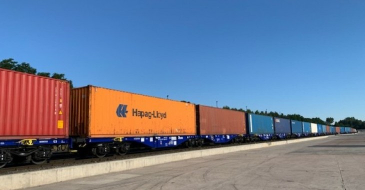 Pierwszy przewóz nowymi wagonami intermodalnymi LOTOS Kolej Pierwszy przewóz nowymi wagonami intermodalnymi LOTOS Kolej