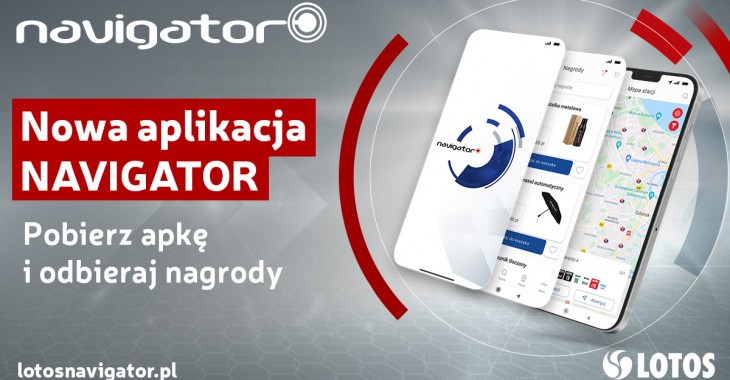Aplikacja mobilna LOTOS Navigator już dostępna