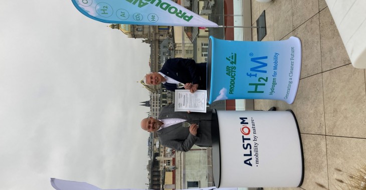 Air Products i Alstom wdrażają pociągi napędzane wodorem w Czechach