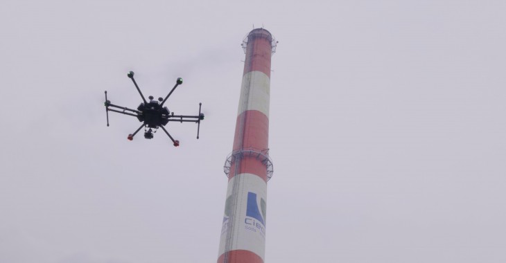 Drony zbadały stan infrastruktury zakładu CIECH w Inowrocławiu